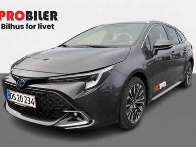 brugt Toyota Corolla Touring Sports 1,8 Hybrid Style Safety Pack E-CVT 140HK Stc Trinl. Gear A++