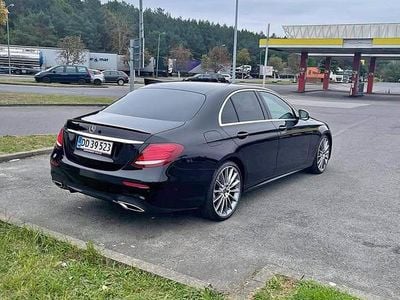 Brugt Mercedes E220 AMG line 194 HK (142 kW) 2019 Sort Sedan