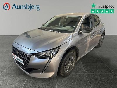 Brugt Peugeot e-208 Active 100 kW (136 HK) 2022 Sølv metal Hatchback