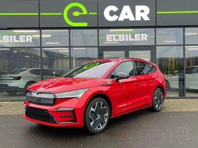 Rødmetal Brugt 2024 Skoda Enyaq iV RS SUV | 389.900 kr. (Fair pris)