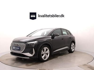 Brugt Audi Q4 e-tron S-Line 150 kW (204 HK) 2022 Sortmetal SUV