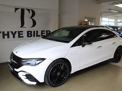 Hvid Brugt 2022 Mercedes EQE350 AMG line Sedan | 429.900 kr.