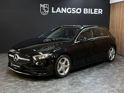 Sort Brugt 2020 Mercedes A200 AMG line Sedan | 249.500 kr. (Fair pris)