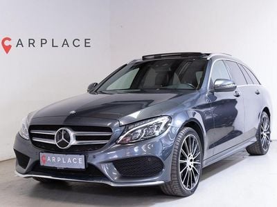 Gråmetal Brugt 2015 Mercedes C250 AMG line Stationcar | 269.900 kr.