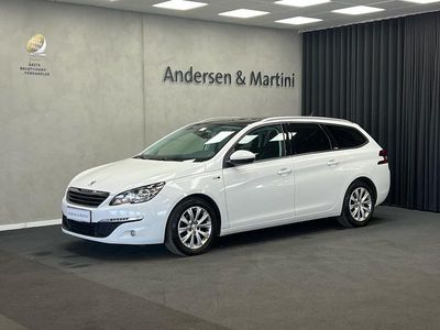 Hvid Brugt 2016 Peugeot 308 Style Stationcar | 88.800 kr. (Lidt for dyr)