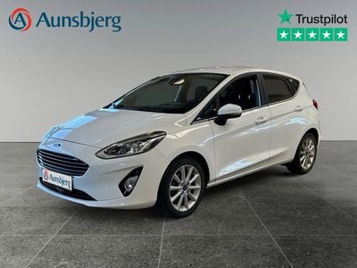 Hvid Brugt 2019 Ford Fiesta Titanium Hatchback | 109.500 kr. (Fair pris)