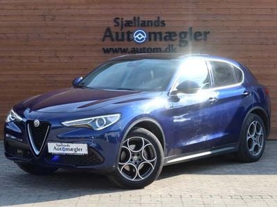 Blåmetal Brugt 2019 Alfa Romeo Stelvio Super SUV | 350.000 kr. (Fair pris)