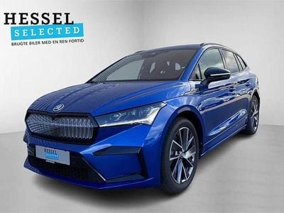 Blåmetal Brugt 2024 Skoda Enyaq iV SportLine SUV | 374.900 kr.