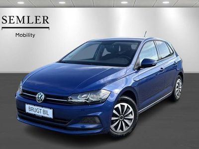 Blåmetal Brugt 2019 VW Polo Comfortline Hatchback | 132.900 kr. (Fair pris)