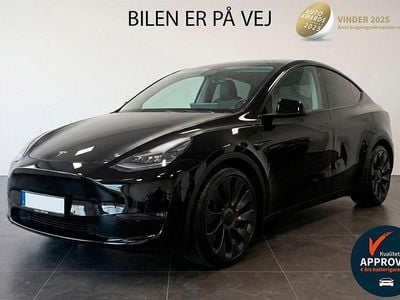 Sort Brugt 2024 Tesla Model Y Performance SUV | 309.900 kr. (God pris)