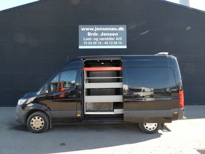 Brugt Mercedes Sprinter 190 HK (139 kW) 2019 Sort Van