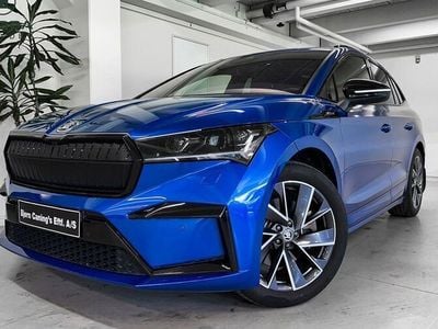 Race blue Brugt 2022 Skoda Enyaq iV SportLine SUV | 319.900 kr. (Fair pris)
