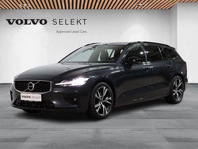 Gråmetal Brugt 2019 Volvo V60 R-Design Stationcar | 369.900 kr. (Dyr)