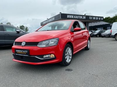 Rød Brugt 2015 VW Polo Comfortline Hatchback | 84.900 kr. (God pris)