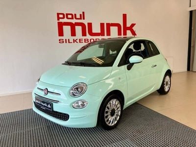 Lysgrøn Brugt 2020 Fiat 500 Lounge | 109.990 kr. (Fair pris)