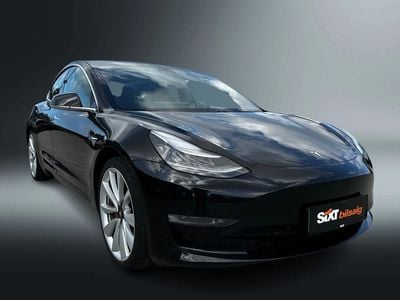 Sort Brugt 2019 Tesla Model 3 Performance Sedan | 179.800 kr. (God pris)