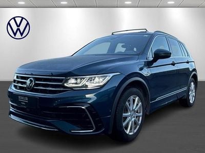 Mørkblåmetal Brugt 2021 VW Tiguan R-line SUV | 339.900 kr. (Fair pris)