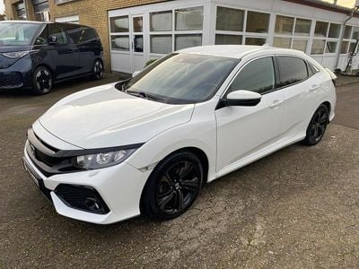 Perlemorshvid Brugt 2018 Honda Civic Elegance Hatchback | 139.900 kr. (Dyr)