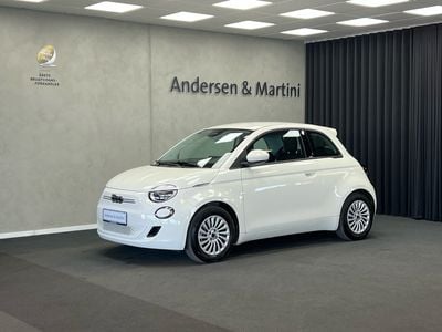 Hvid Brugt 2023 Fiat 500e Icon Hatchback | 117.800 kr. (God pris)