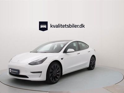 brugt Tesla Model 3 EL Performance AWD 513HK Aut.