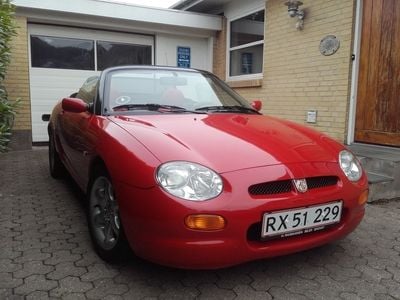 Rød Brugt 1996 MG F Cabriolet | 80.000 kr.