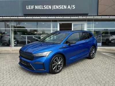 Blåmetal Brugt 2022 Skoda Enyaq iV SportLine SUV | 309.900 kr. (Super pris)