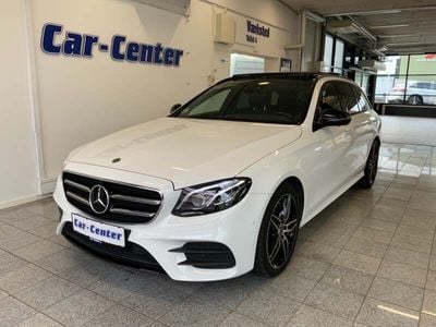 Hvid Brugt 2017 Mercedes E350 AMG line Stationcar | 689.900 kr.