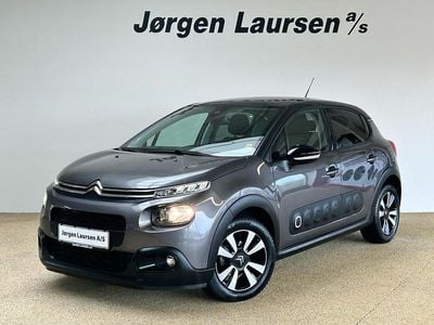 Gråmetal Brugt 2019 Citroën C3 PureTech Hatchback | 94.800 kr. (Fair pris)