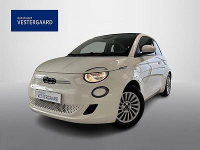 Hvid Brugt 2023 Fiat 500e Icon Cabriolet | 139.700 kr. (Lidt for dyr)