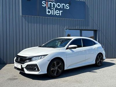 Hvidmetal Brugt 2017 Honda Civic Elegance Hatchback | 139.900 kr. (Lidt for dyr)