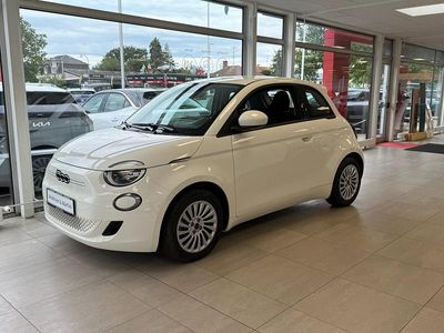 Hvid Brugt 2023 Fiat 500e Icon Hatchback | 124.400 kr. (Fair pris)
