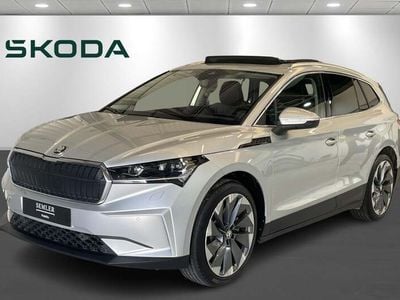 Sølvmetal Brugt 2021 Skoda Enyaq iV Loft SUV | 279.900 kr. (Fair pris)
