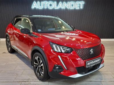 Brugt Peugeot e-2008 GT-line 100 kW (136 HK) 2021 Bordeauxmetal SUV