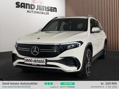 Hvid Brugt 2023 Mercedes EQB250 AMG line SUV | 269.900 kr. (Fair pris)