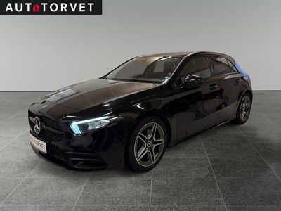 Sort Brugt 2021 Mercedes A200 AMG line Hatchback | 249.700 kr. (Fair pris)