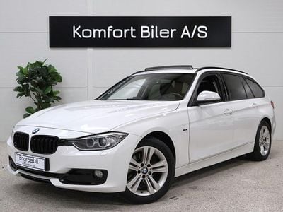 Hvid Brugt 2014 BMW 320 Sport Line Stationcar | 119.900 kr. (God pris)