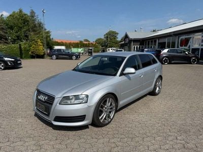 Sølvmetal Brugt 2010 Audi A3 Sportback Ambiente Hatchback | 44.800 kr. (God pris)