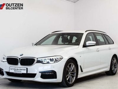 Hvidmetal Brugt 2018 BMW 520 M Sport Stationcar | 299.900 kr. (Super pris)