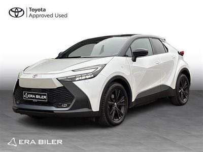 Brugt Toyota C-HR Style 223 HK (164 kW) 2024 Platinum pearl hvid/sort tag SUV