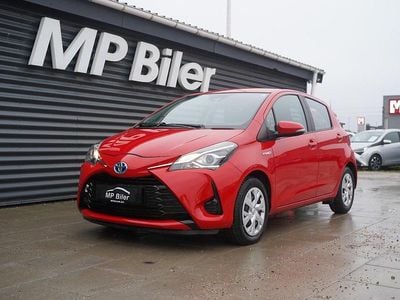 Brugt Toyota Yaris Hybrid H2 100 HK (73 kW) 2020 Rød Hatchback