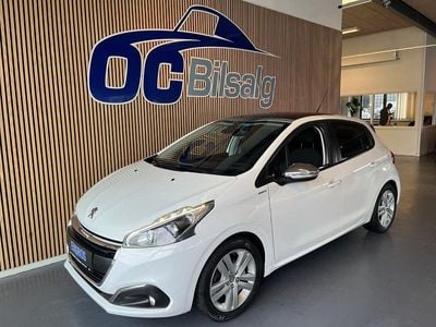 Hvid Brugt 2018 Peugeot 208 Active Hatchback | 61.900 kr. (God pris)