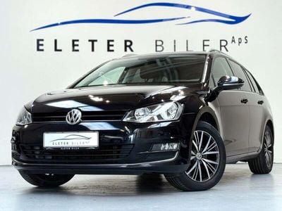 Sort Brugt 2017 VW Golf VII Allstar Stationcar | 99.900 kr. (God pris)