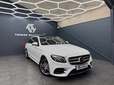 Hvid Brugt 2016 Mercedes E220 AMG line Stationcar | 309.500 kr.
