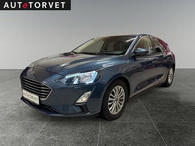 Blåmetal Brugt 2019 Ford Focus Titanium Hatchback | 94.700 kr. (God pris)