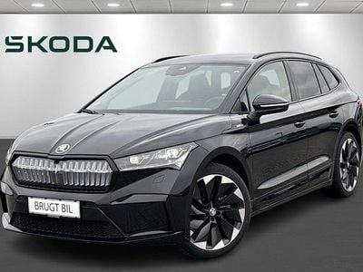 Brugt Skoda Enyaq iV SportLine 210 kW (286 HK) 2024 Sortmetal SUV