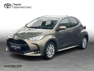 Brugt Toyota Yaris Hybrid H3 116 HK (85 kW) 2021 Hvid Hatchback
