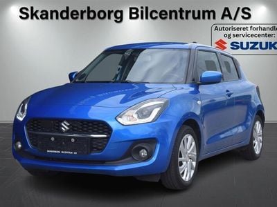Speedy blue met. Brugt 2021 Suzuki Swift Action Hatchback | 109.900 kr. (God pris)
