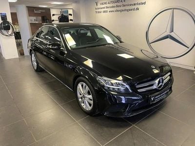 Brugt Mercedes C200 Advantage 184 HK (135 kW) 2019 Sortmetal Sedan