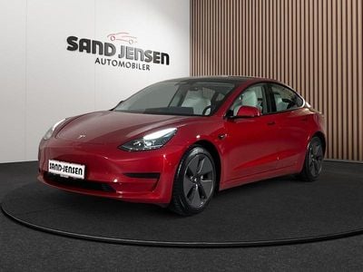 Rød Brugt 2021 Tesla Model 3 Standard Range Sedan | 199.900 kr. (Fair pris)