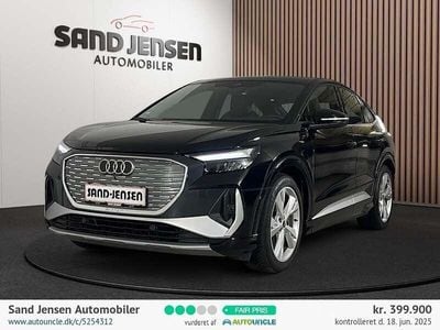 Sortmetal Brugt 2023 Audi Q4 Sportback e-tron S-Line SUV | 389.900 kr. (Fair pris)